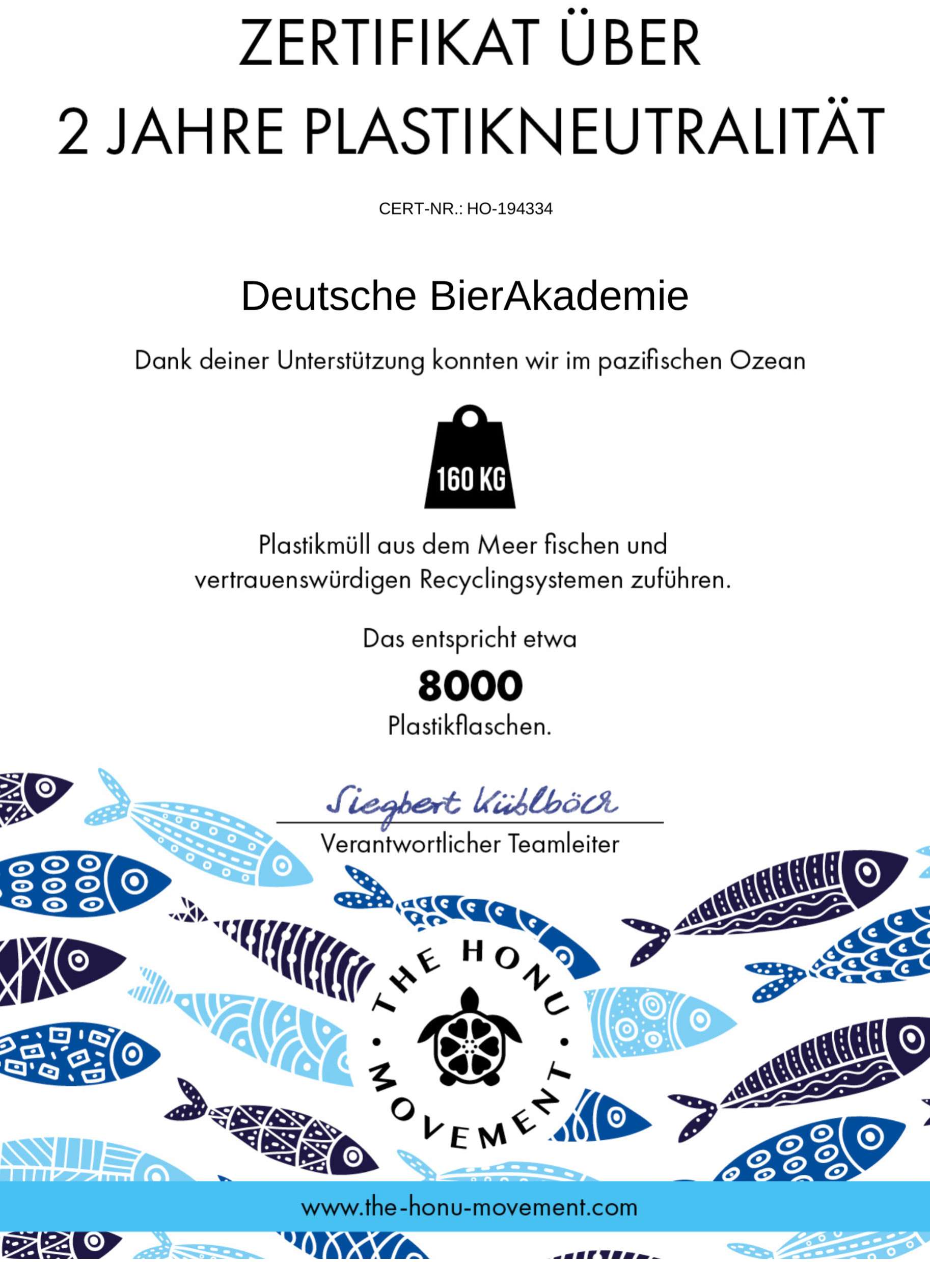 Klimaschutz bei der Deutschen BierAkademie